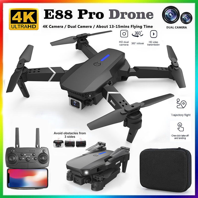 Kids Toys Drone - Nouveau Drone RC Professionnel E88 2026