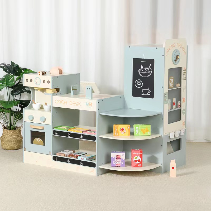 Kids Toys Stores - Ensemble de jeu de supermarché en