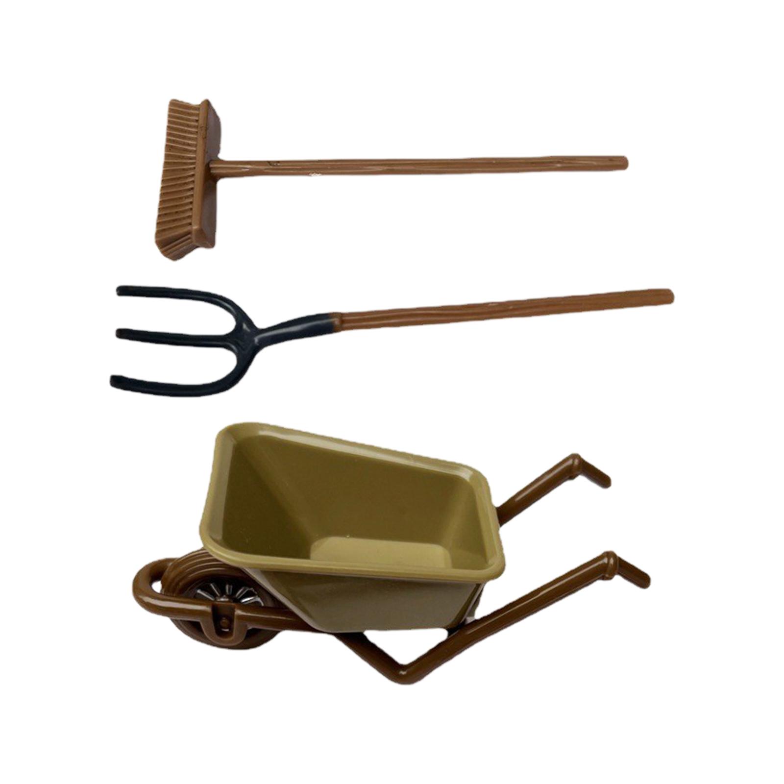 Kids Toys In Store - 3x Chariot agricole miniature 1:12 pour
