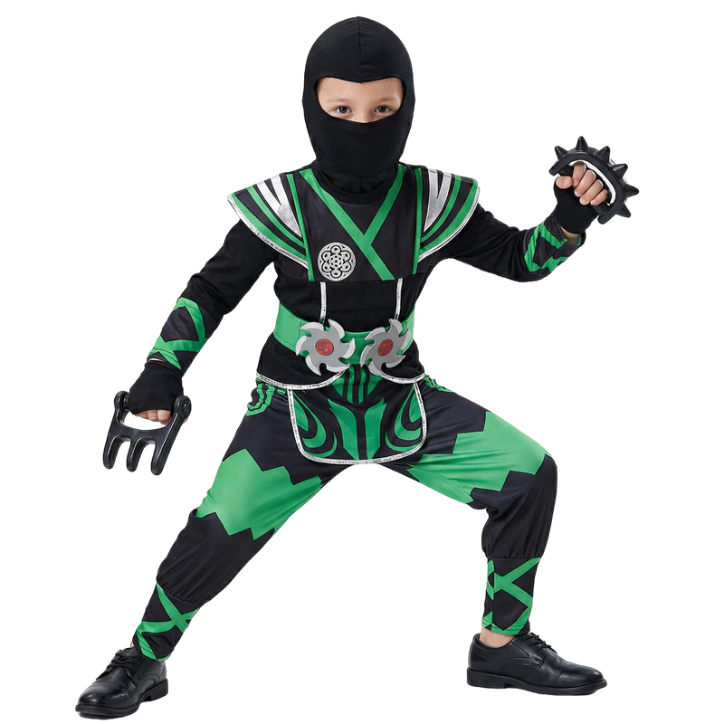 Kids Toys Japan - Costume de ninja vert pour enfants
