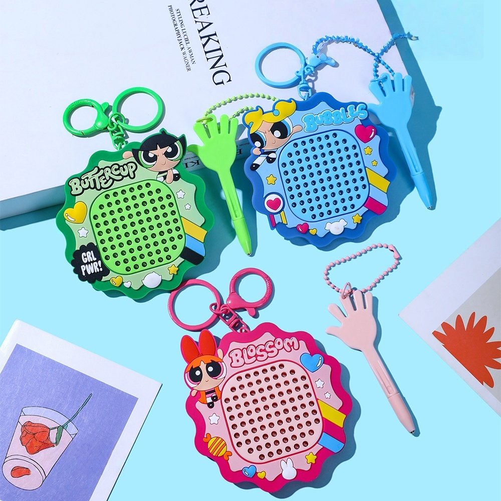 Magnetic Drawing Board - Porte-clés magnétique The Powerpuff Girls avec