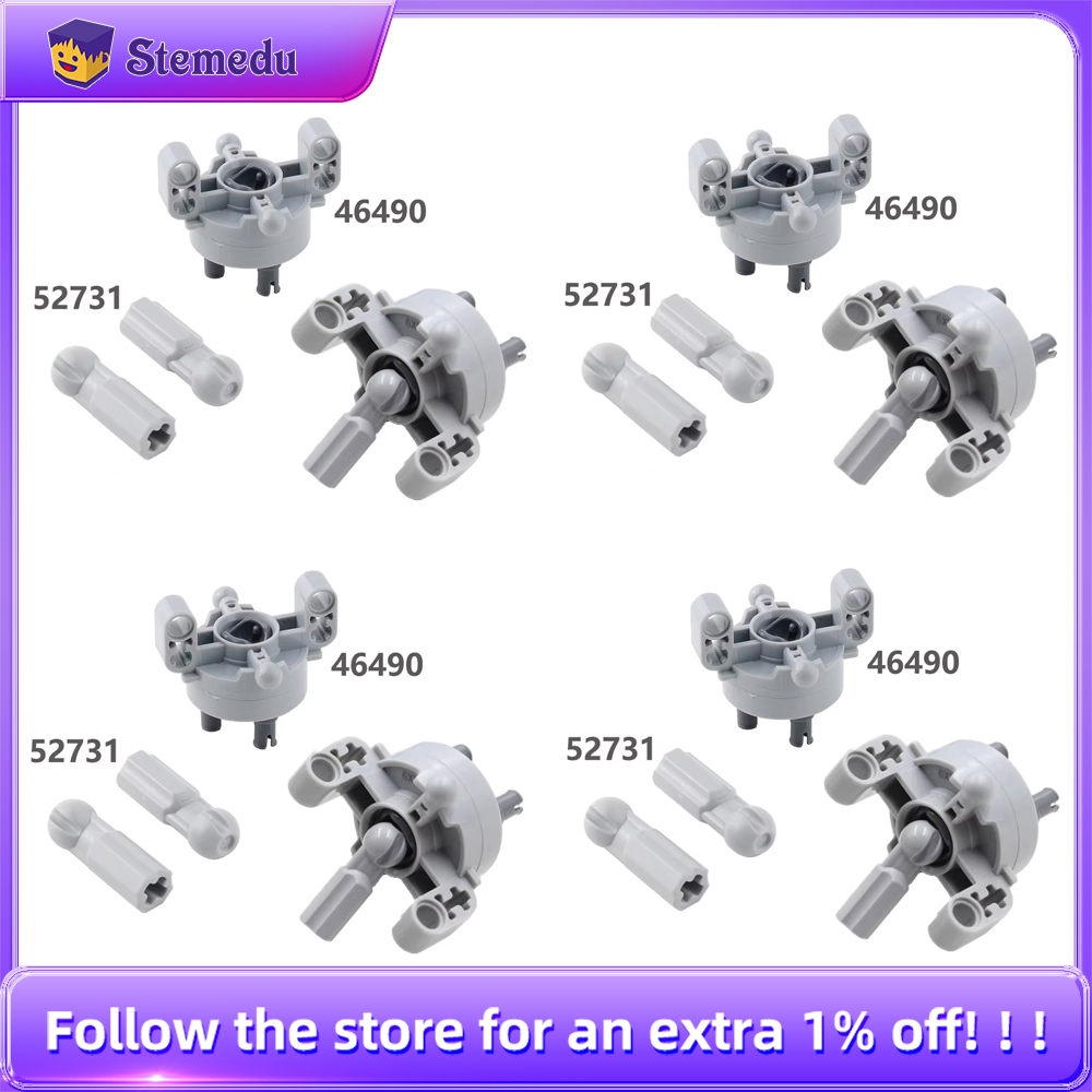 Lego Set Technic - 4 jeux de pièces techniques, moyeu
