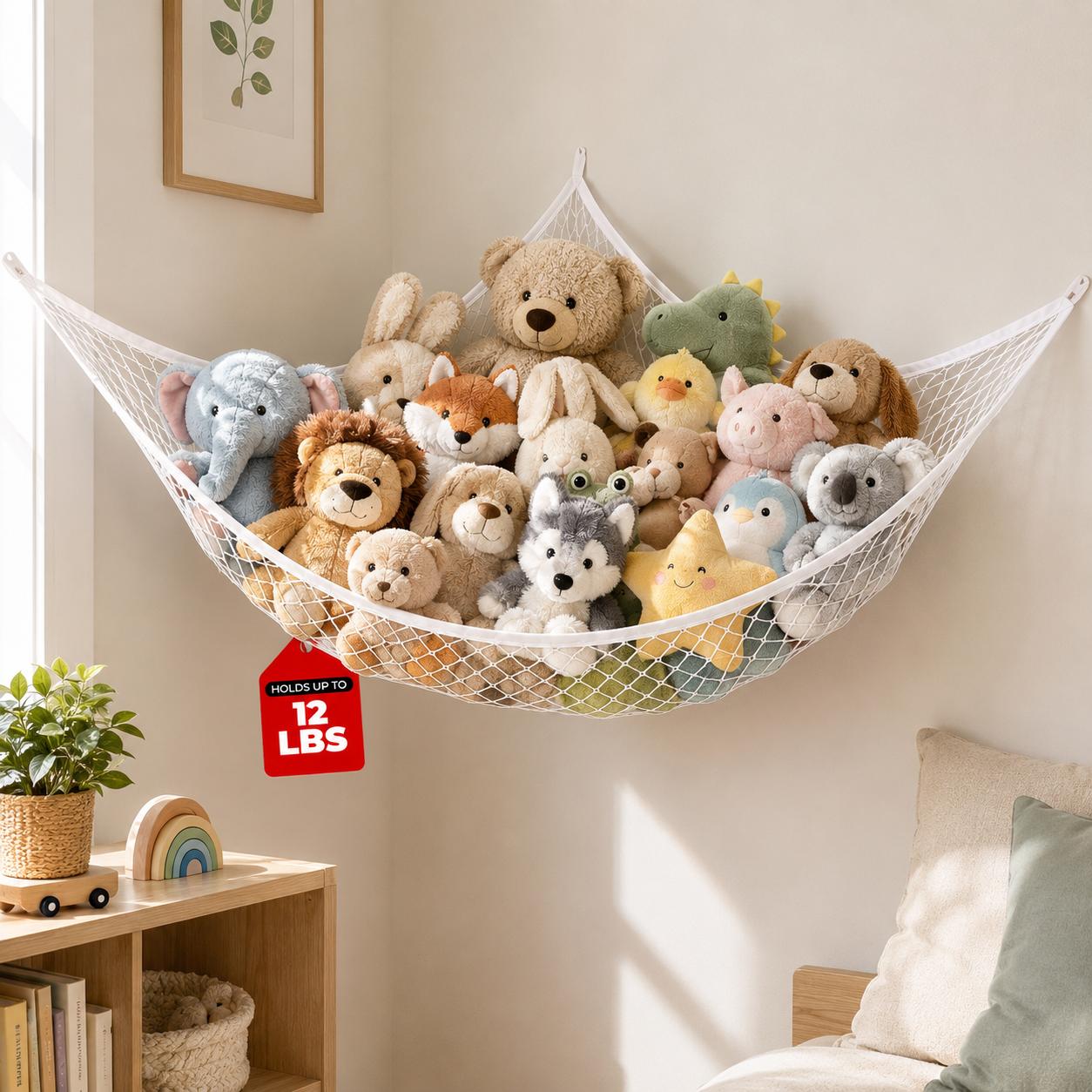 Kids' Toys - Hamac de rangement en filet pour