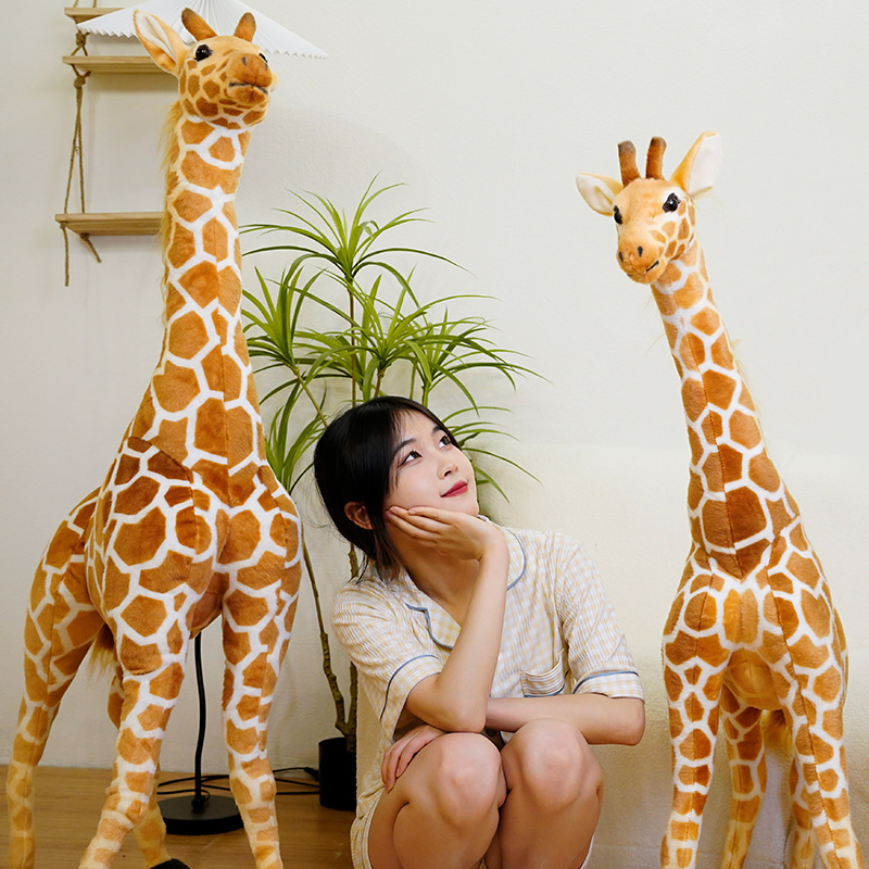 Kids Toys Quality - Jouets en peluche girafe géante de