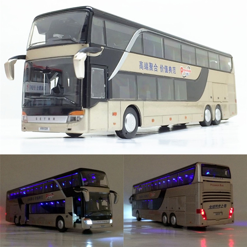 Kids Toys Quality - Bus à Double pont en alliage
