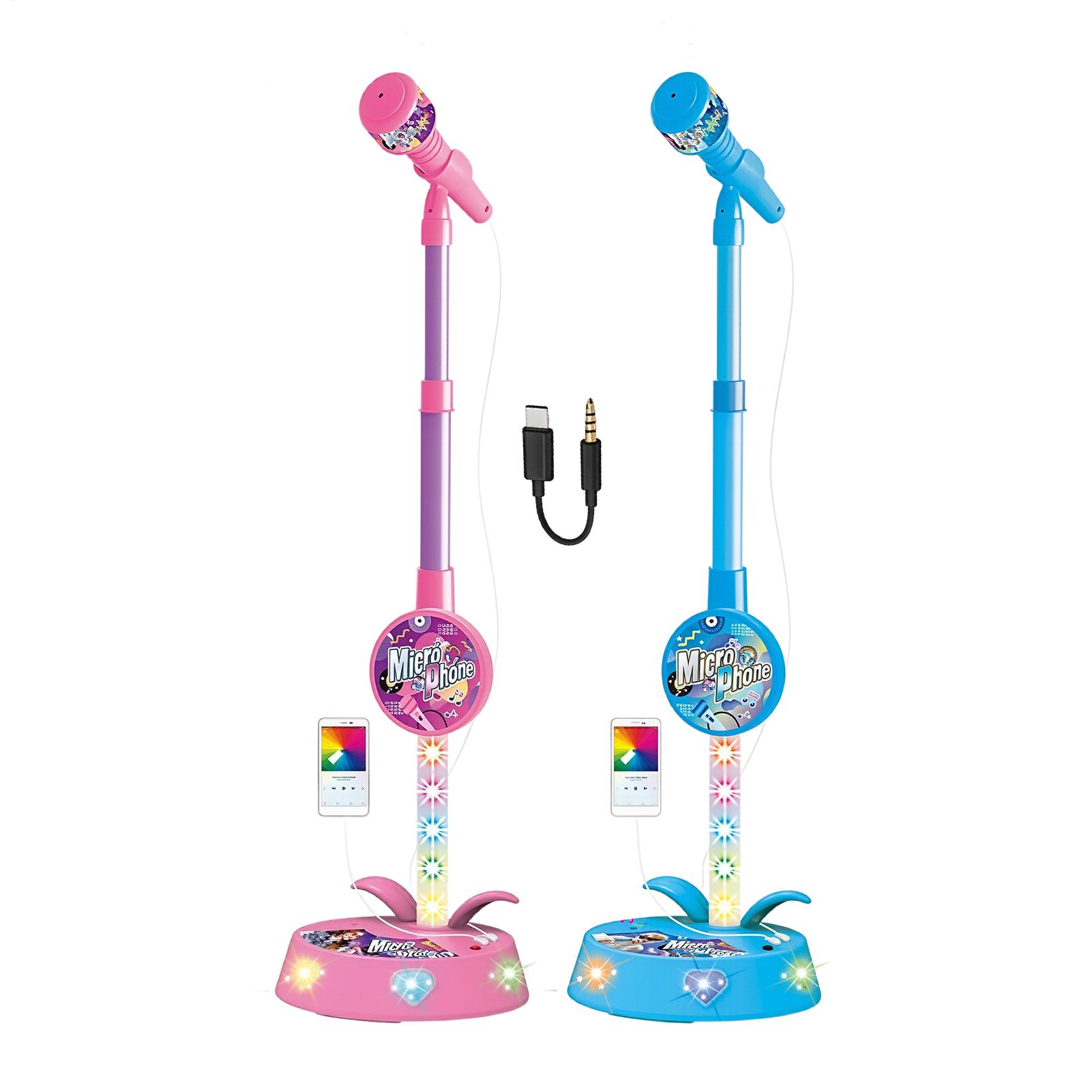Kids' Toys - Microphone pour enfants avec support, sans