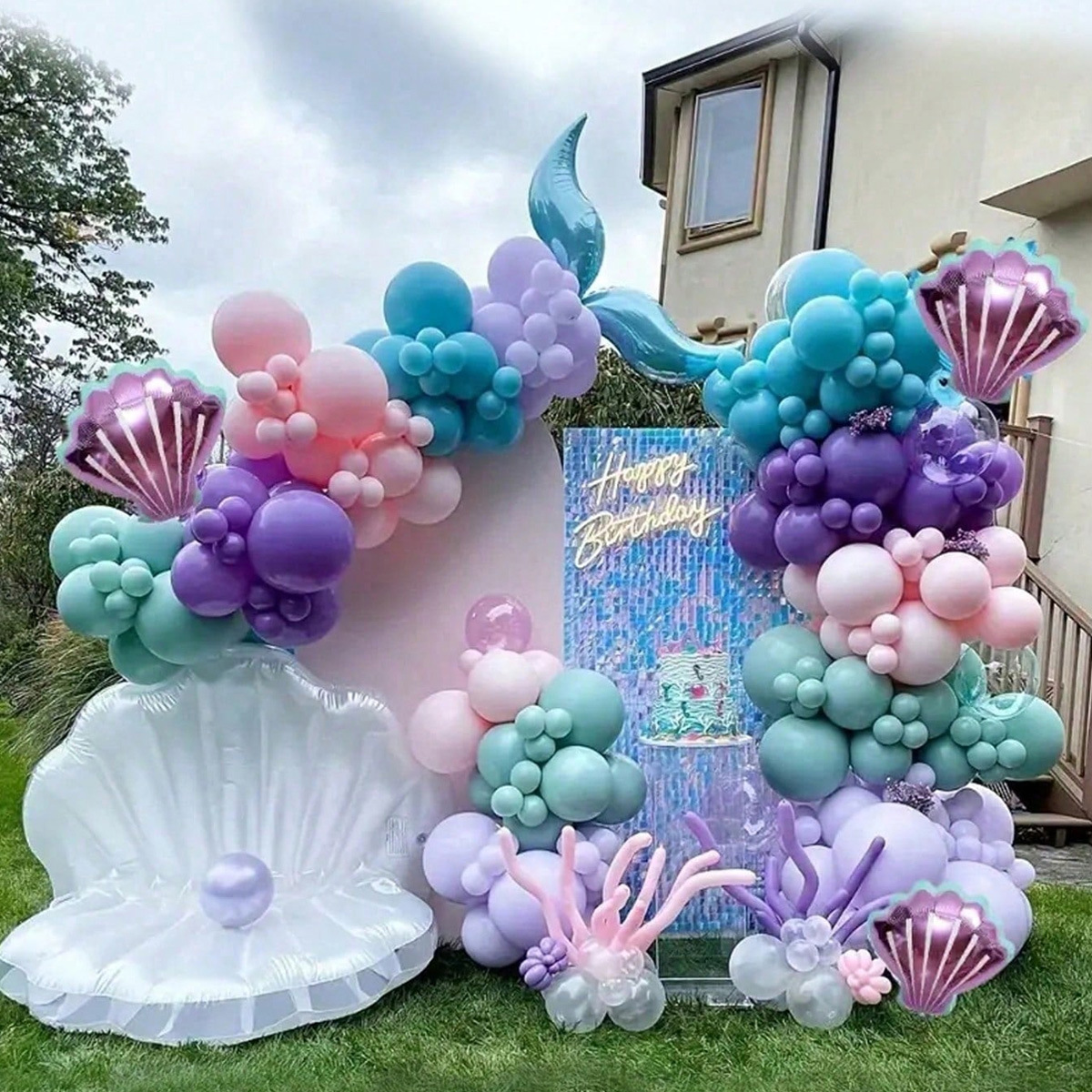 Water Balloon Set - Ensemble de 202 ballons sirène, chaîne