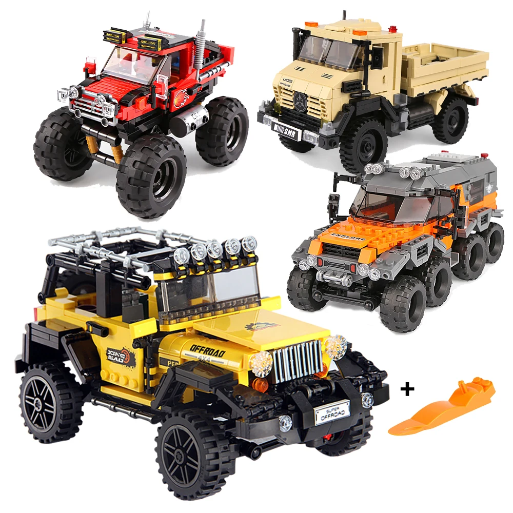 Kids Toys Jeep - Bricolage voiture camion bloc de construction