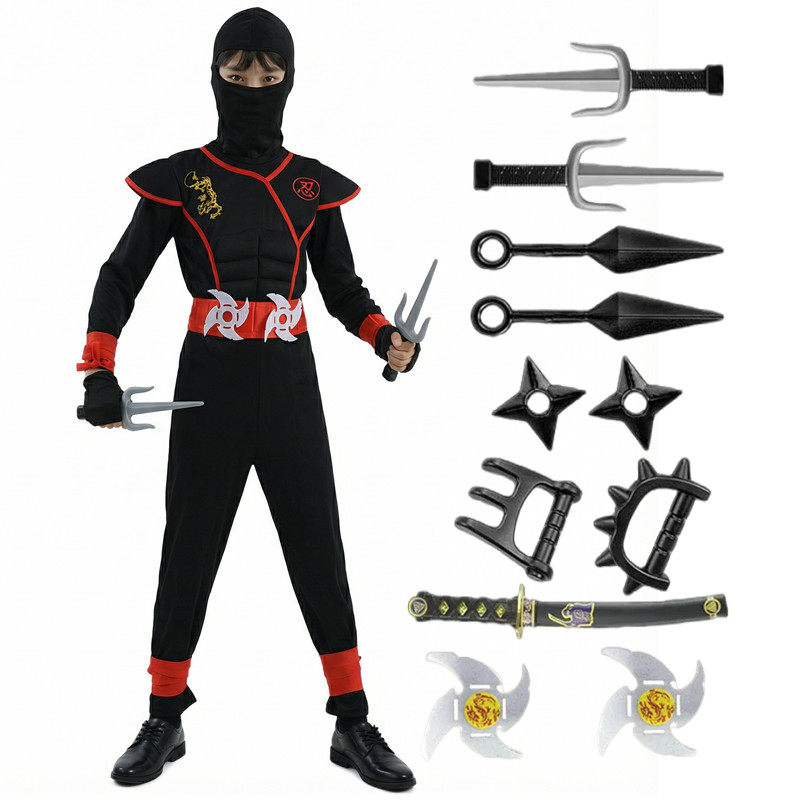 Costume de Ninja noir et bleu  - Kids Toys Japan avis et prix