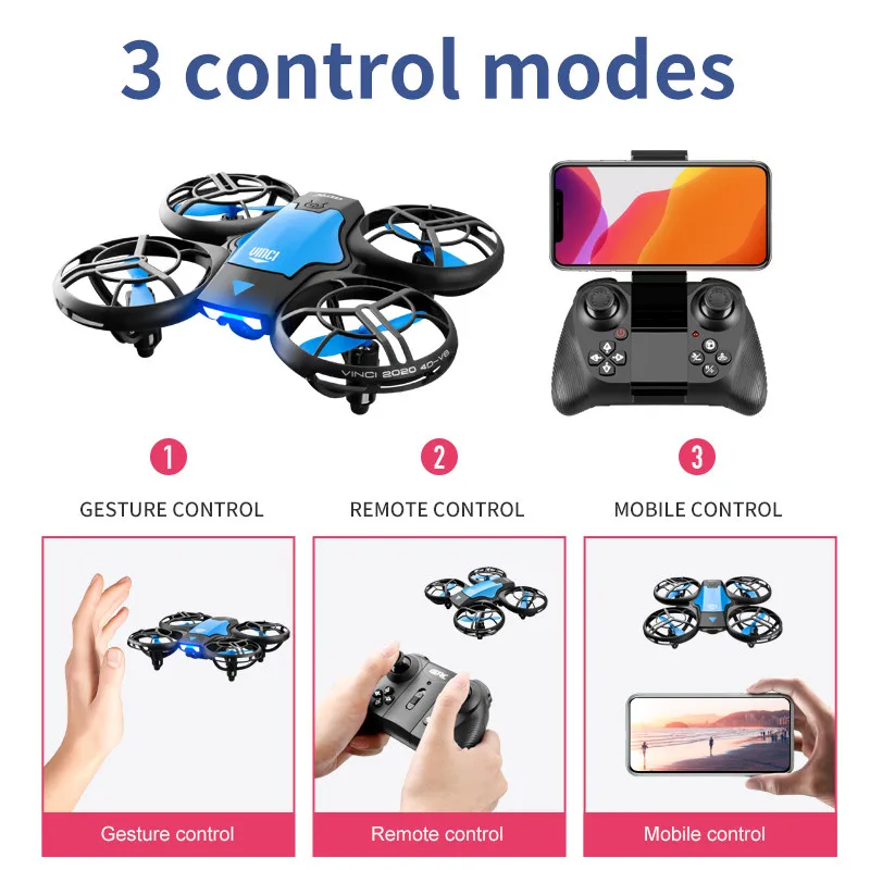 Nouveau mini drone V8 4K profe - Kids Toys Drone avis et prix