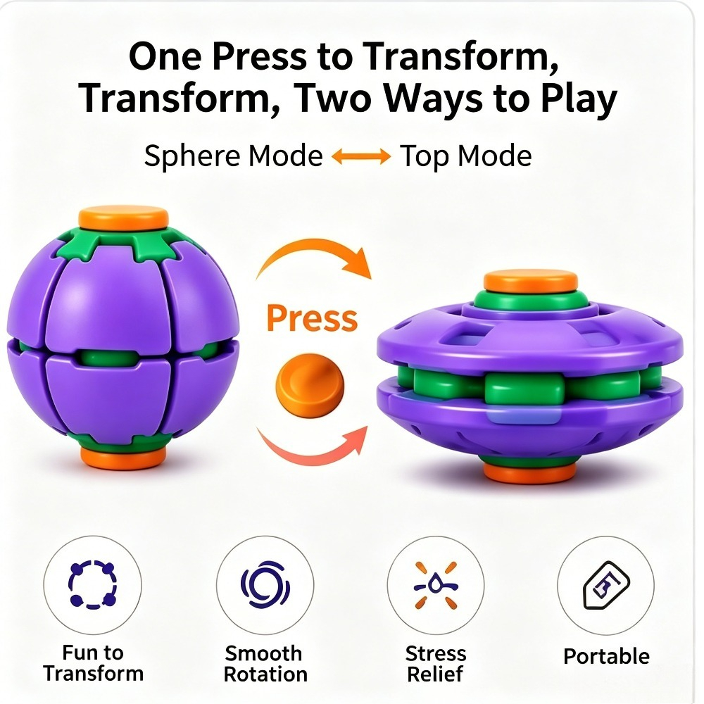 Balle Fidget Spinner Transform - Kids' Toys avis et prix