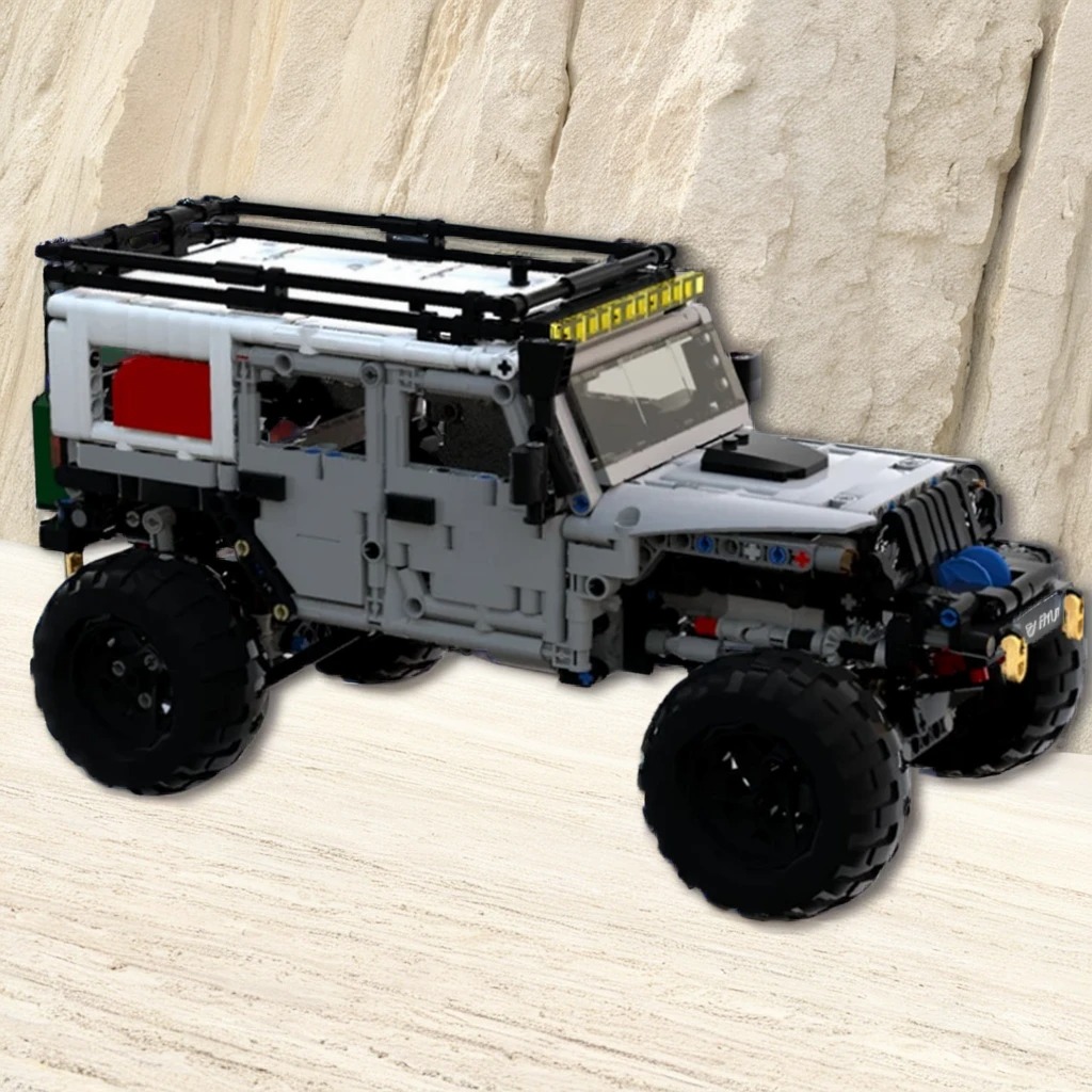 1260 pièces MOC LXF Jeep Wrang - Kids Toys Jeep avis et prix