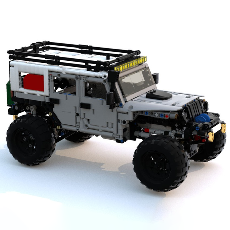 1260 pièces MOC LXF Jeep Wrang - Kids Toys Jeep avis et prix