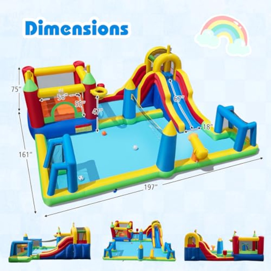 Parc aquatique gonflable pour  - Basketball Hoop Kids Indoor avis et prix