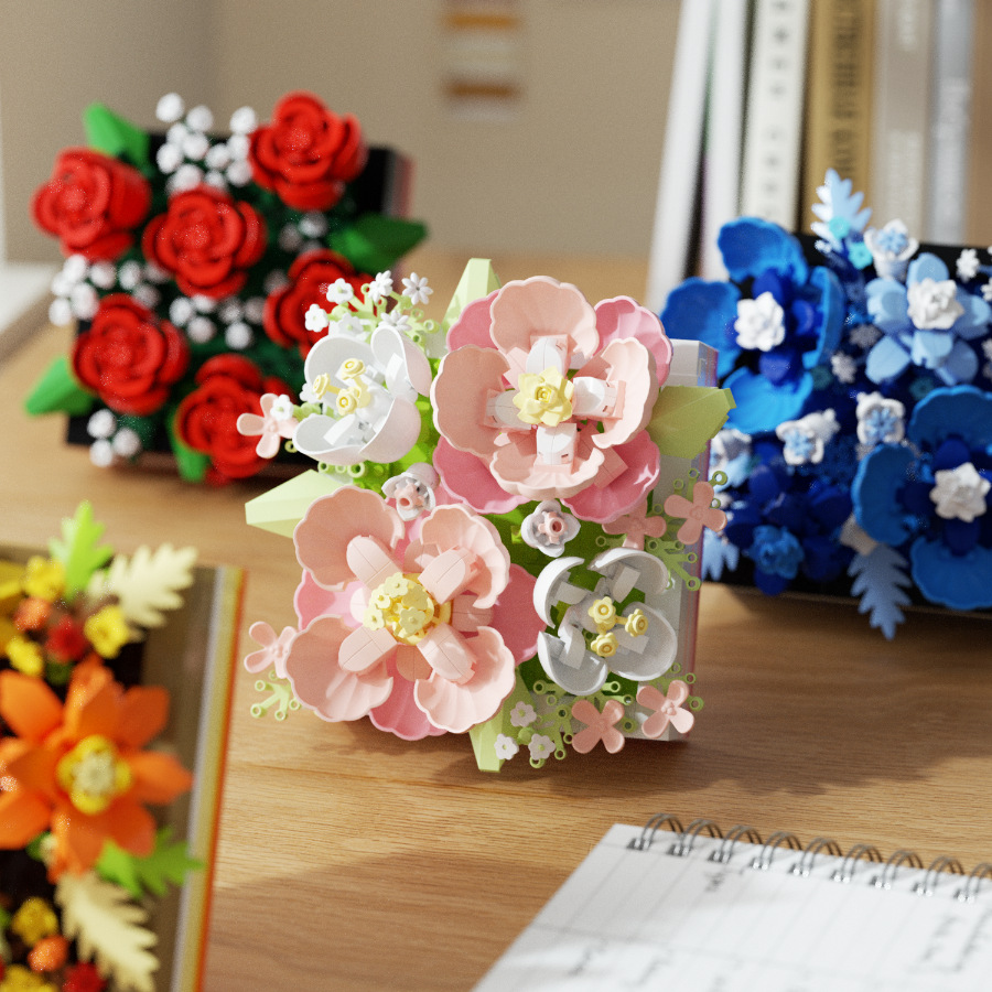 Blocs de construction de fleur - Kids Toys Under 500 avis et prix