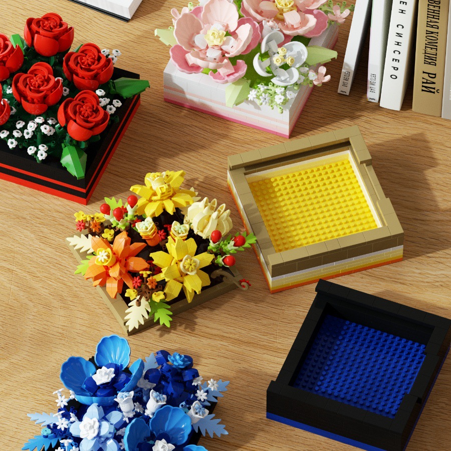 Blocs de construction de fleur - Kids Toys Under 500 avis et prix