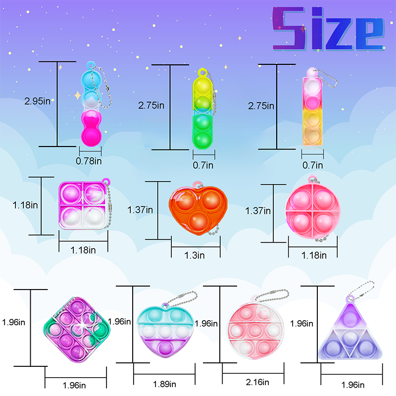 Mini porte-clés anti-stress po - Kids' Toys avis et prix