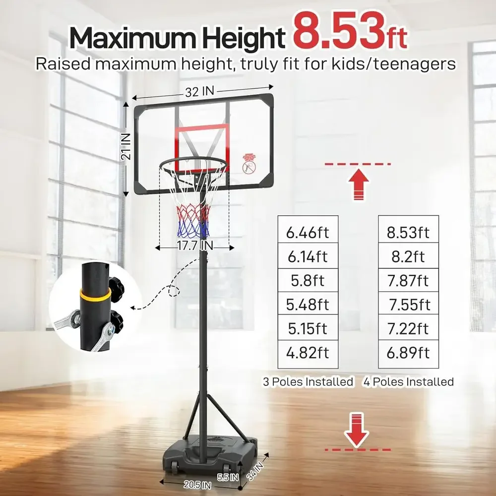 Panier de basket portable à ha - Basketball Hoop Kids Indoor avis et prix