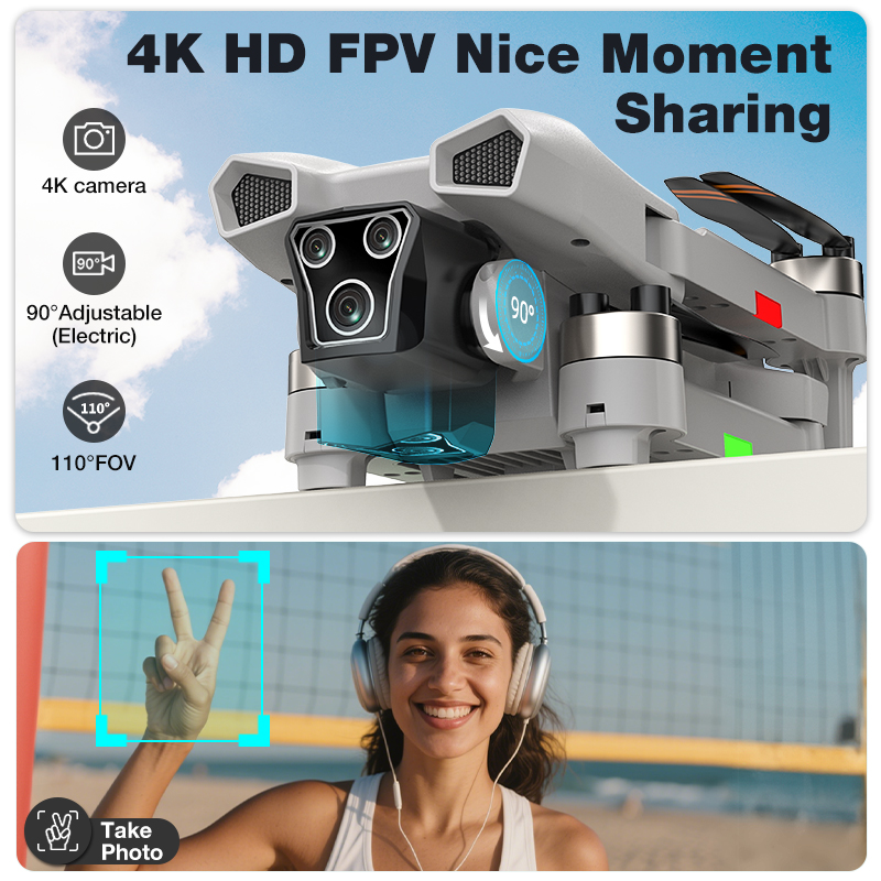 NOUVEAU Drone L017 Pro Brushle - Kids Toys Drone avis et prix